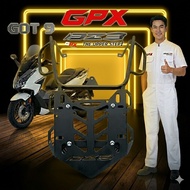 Rack ท้าย/ตะแกรงหลัง GPX DZ3 ทรง GOT 9 มีจับข้าง ซ้าย -ขวา งานเลเซอร์ ทำสี powder coat สามารถถอดถาดอ