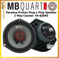 MB Quart Plug & Play 2 Way OEM Speaker For Perodua Axia Alza Myvi Bezza Ativa Proton Saga BLM VVT Ex