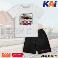 KAI Children's T-Shirt Set Children's Locomotive Suit CC201 CC205 CC202 KAI Children's Suit/