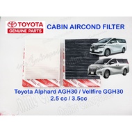Toyota Alphard AGH30 Vellfire GGH30 2.5 3.5 Altis ZRE211 Carbon Aircond Filter Cabin Air Filter 87139-58010 87139-48050