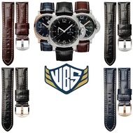 24mm Replacement Leather Strap Watch Pam Alligator 9039.24