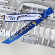 Singapore Airlines A350 Embroidered Keychain EVA Air Boeing B787 Boeing Airplane Bag Strap
