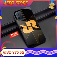 VIVO Y75 5G Case - Latest VIVO Y75 5G Case 2022 AERO CASE [ RRQ MOTIF ] VIVO Y75 5G Silicone - Case 