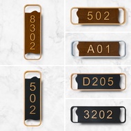 House Number Plate Apartment Sign Plate B & B Room Number Plate Box House Number Acrylic House Numbe