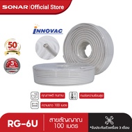 SONAR สายจานดาวเทียม สายนำสัญญาณ สายกล้องวงจรปิด สายเสาอากาศ ขนาด 100 เมตร รุ่น RG-6U