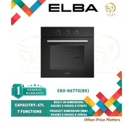 ELBA 67L BUILT-IN OVEN DIVO | EBO-N6770(BK)