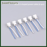 JointFlowers 6Pcs BT2.0-PH2.0 Adapter Cable 22AWG For 300mAh 1S Battery With 1.0mm Banana Connector