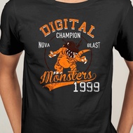 Short Sleeve T-shirt shirt Digimon Adventure Agumon Taichi Yagami Gabumon Yamato anime O-Neck Men Fa