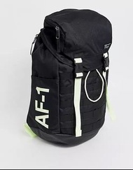 NIKE NSW AF-1 Backpack 黑 螢光綠 雙肩 後背包 籃球 登山包 大容量 大背包 BA5731-013