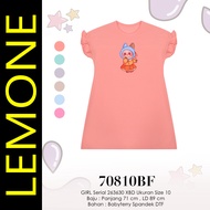 LEMONE for Girls BabyTerry Spandex 70810BB size 10 age 7-9 years mini Daster Dress for Girls with cu