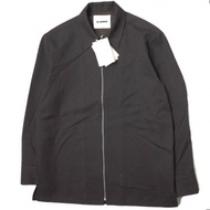 JIL SANDER 2023 Autumn/Winter Made in Italy Relaxed Fit Plastron Shirt J22DL0167 J40117 Size 39 (15.