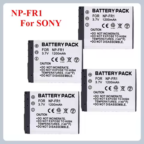 NP-FR1 1200mAh 3.7V Battery for SONY DSC P100 P150 P120 T30 G1 V3 T50 F88 P100LJ P100PP P100R P100S 