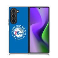 Samsung Z Fold 6 5 4 3 Durable Plastic Phone Hardcase Philadelphia 76ers NBA Basketball Case