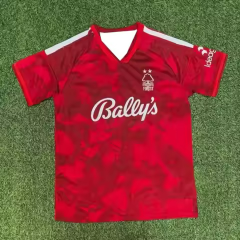 2026-27 New Nottingham Forest Football Jersey Y2K Clothing Fashion Breathable T-shirt Daily Training