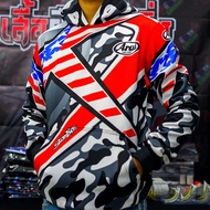 เสื้อฮู้ดLAGUNA อาราอิ ฮู้ดพิมพ์ลาย KGNPRO ใส่ขับรถ กันแดดกันลมได้ดี Motorcycle Jacket Hoodie