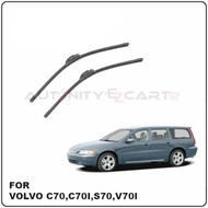 Soft Wiper Blade Set 21" + 21" for Volvo C70, C70 I, S70, V70 I 1997-2006