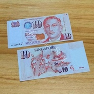 Replika Uang 10 Dolar Singapura / 10 Singapore Dollar / 10 SGD