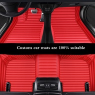 high quality leather  car floor mats for Volvo C30 S40 S60 S60L S80 S80L V40 V60 XC60 XC90 XC60 C70 