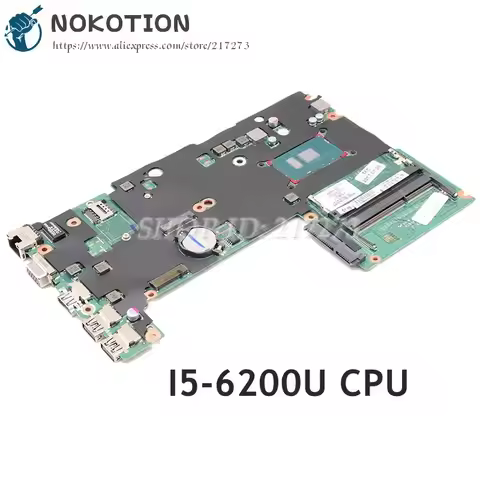NOKOTION 830938-601 830938-501 830938-001 DA0X61MB6G0 For HP 430 G3 laptop motherboard I5-6200U CPU 
