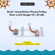 Brush Carbon Charcoal/ 1 Pair of Hangkai 45 Electric Motor Trollings 65 LBS/
