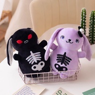Black Sweet Skull Rabbit Doll Halloween Decoration Plush Toy Children's Holiday Gift Black Sweet Sku