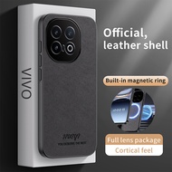 Leather Casing for vivo iQOO 13 iQOO13 iQ00 13 V2408A Phone Case Wireless Charging Car Magnetic Hold