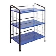 3-Tier Polo Steel Shelf Strong And Durable Available In Different Colors Size 30 Inches 40.5 * 74 * 