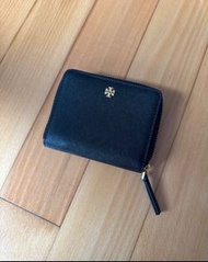 Tory Burch 黑色拉鍊短夾