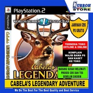 KASET GAME PS 2 / Playstation 2 CABELA'S LEGENDARY ADVENTURE / KASET GAME MANCING PS2