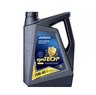 AISIN ไอชิน น้ำมันเครื่องสูตรสังเคราะห์แท้ 100% สูตร 5W-30 และ 5W-40 Fully Synthetic