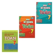 Book: Combo of 3 books to practice good math skills for grade 7 + practice math skills for grade 7