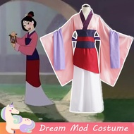 Mulan Cosplay Costume For Woman Pink Chinese Hanfu Halloween Christmas Party Performance Traditional Women Clothes Set