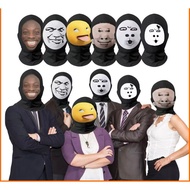 MATAHARI HJ Sun Protection Motorcycle Mask Expression Face Mask/ 3D mask/ full print cloth mask head