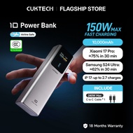 【3C Certification】CUKTECH 150W Max Fastcharging 10000mAh Portable Powerbank Xiaomi 120W Max Samsung 