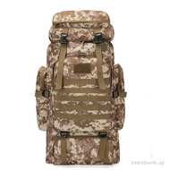 80L Oxford Cloth Outdoor Backpack Camouflage Hiking Tactical Backpack Hiking Bag Men's Camping Trave