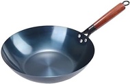 Stir fry pan Quality Saucepan Iron Wok Traditional Handmade Iron Wok Non-stick Pan Non-coating Induction and Gas Cooker Cookware (Color : Saucepan 30 CM)