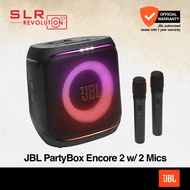 JBL Partybox Encore 2 with 2 Microphones