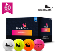 [🚚จัดส่งไว] Black Cats Mixed Color 60ea/5Dozen Golf Balls