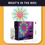 Led Light Firework Strip Voice Control RGB Light Wall Decoration Light App Control Bluetooth RGB Lig