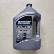 MERCURY 92-8M0078623 QUICKSIVER 4-STROKE MARINE ENGINE OIL 4T 25W-40 SYNTHETIC BLEND