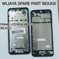 REALME C33 LCD FRAME (BLACK)