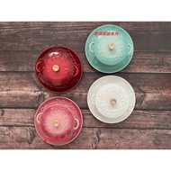 Le Creuset Christmas Stardust Light Mini Mommy Pot Baking Cup 12cm Disc 19cm Le Creuset Plate Gift E