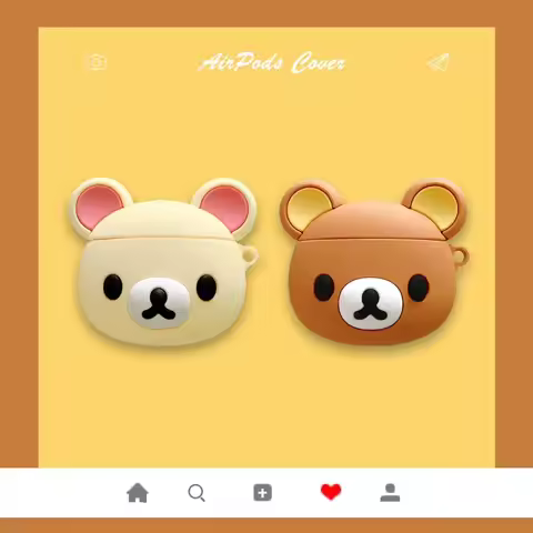 Rilakkuma For Airpods 1 2 3 4 Pro Pro 2 Pro 3 Silicone Earphone Case Accessories Cover