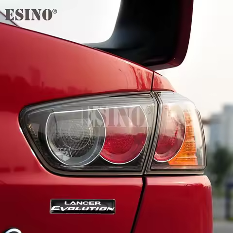 2 x 3D Lancer EVO Evolution Adhesive Stickers Badges Aluminum Glue Emblems Decals for Mitsubishi