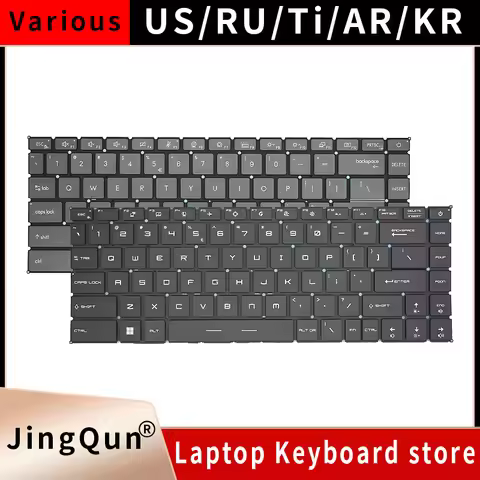 US/RU Keyboard For MSI Modern 14 15 P14 A11M A11ML A11MU A11SB A11SBL A11SBU Summit B14 B15 P14 P15