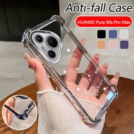 Casing For HUAWEI Pura 90s Pro Max Pura90s 90sProMax 90Pro 90ProMax Clear Phone Case Fashion Couple 