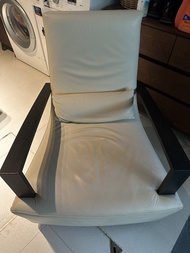 Ligne Roset leather neo rocking chair