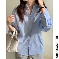CHICCHIC Womens Long Sleeve Shirts Korean Fashion Shirt