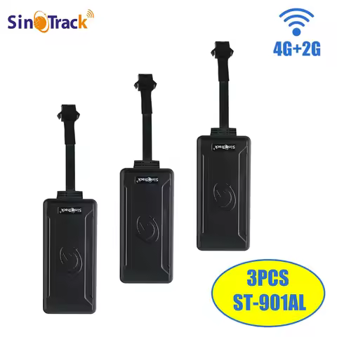 3units SinoTrack 4G+2G Car GPS tracker ST-901AL for motorcycle vehicle real time tracking device wit