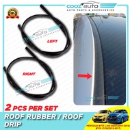 Perodua Myvi Lagi Best ICON 2011 - 2017 Roof Rubber Moulding Roof Drip Roof Lining Moulding Getah Bu